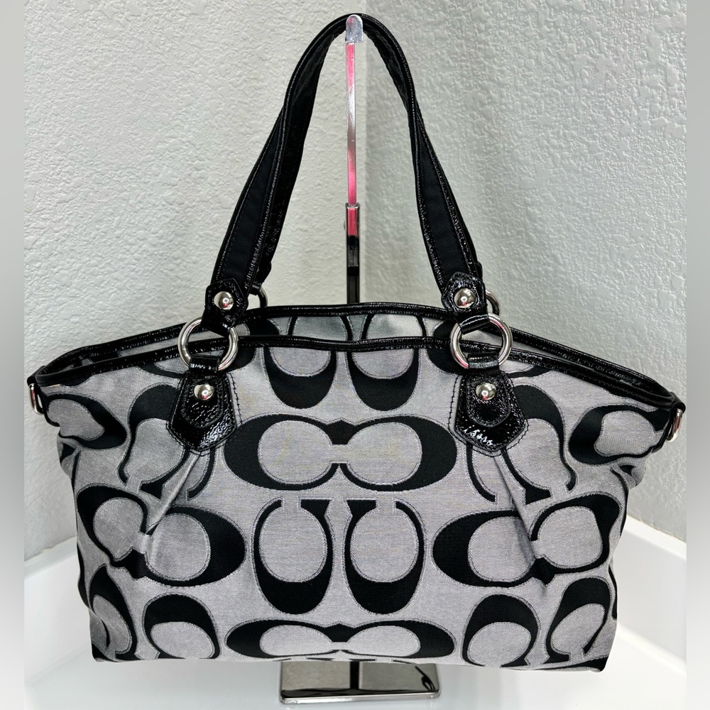 Coach Poppy Lurex Rocker Tote - Picture 4 of 17